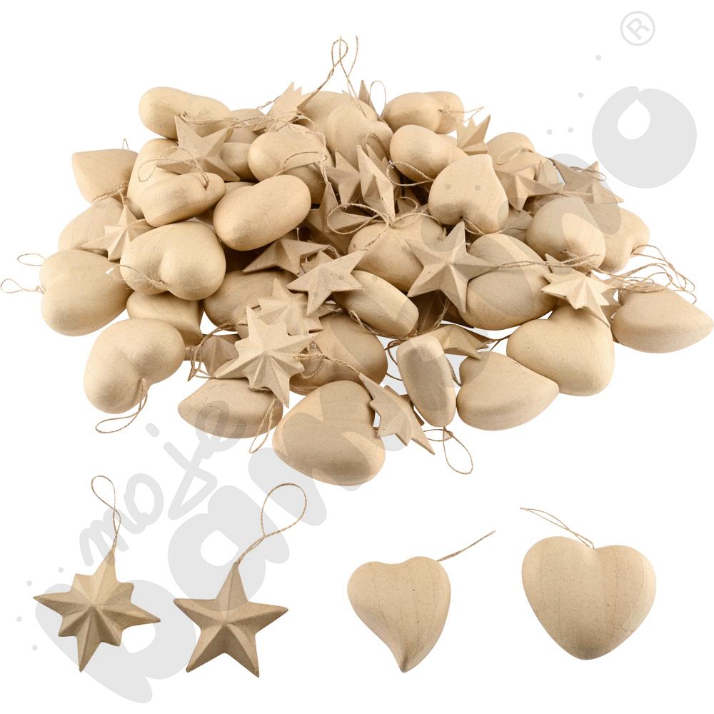 Ozdoby świąteczne do dekorowania, 80 elem.