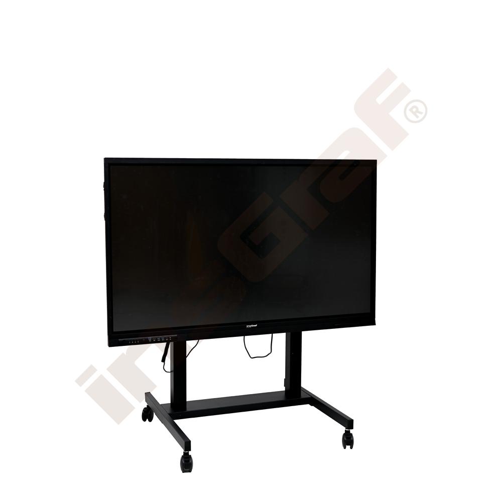 Mobilní stojan k interaktivním monitorům, s elektro zdvihem