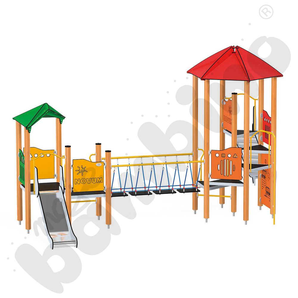 Orbis - baszta 9, drewniane słupy