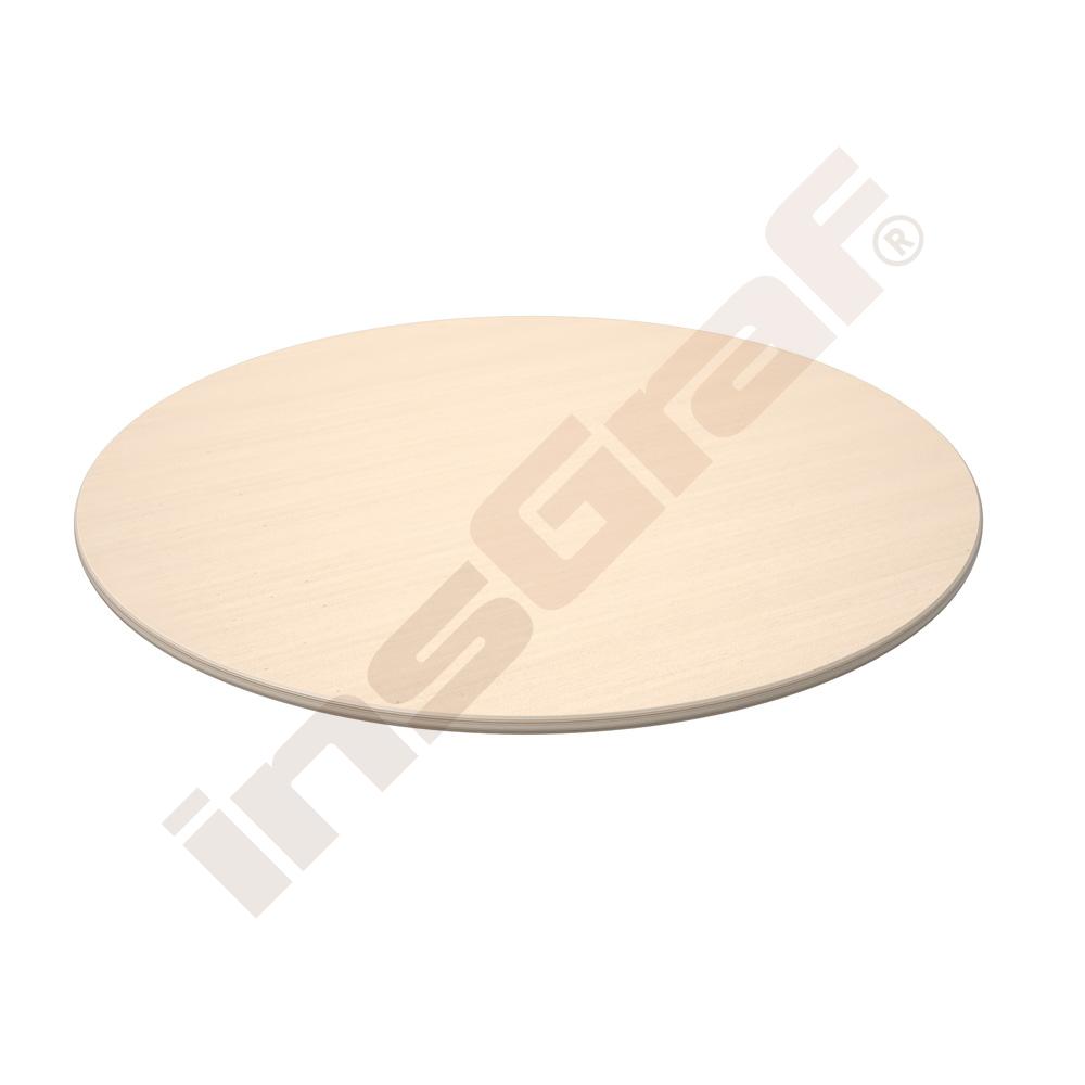 Pracovní deska  Flexi kulatá 120 cm - HPL javor