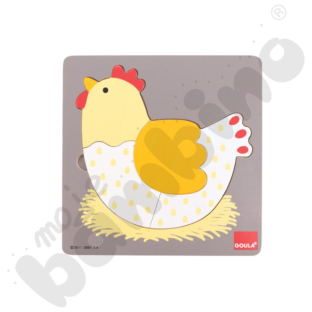 Kurka - puzzle trzypoziomowe