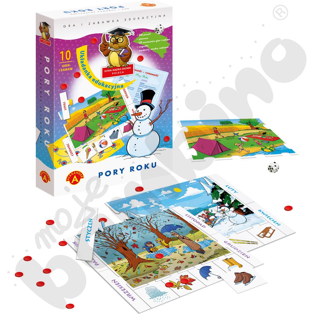 Pory roku - układanka edukacyjna