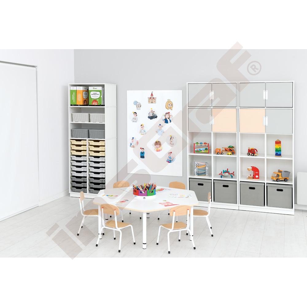Quadro - nízký hluboký nástavec, šíře 70,2 - bílý