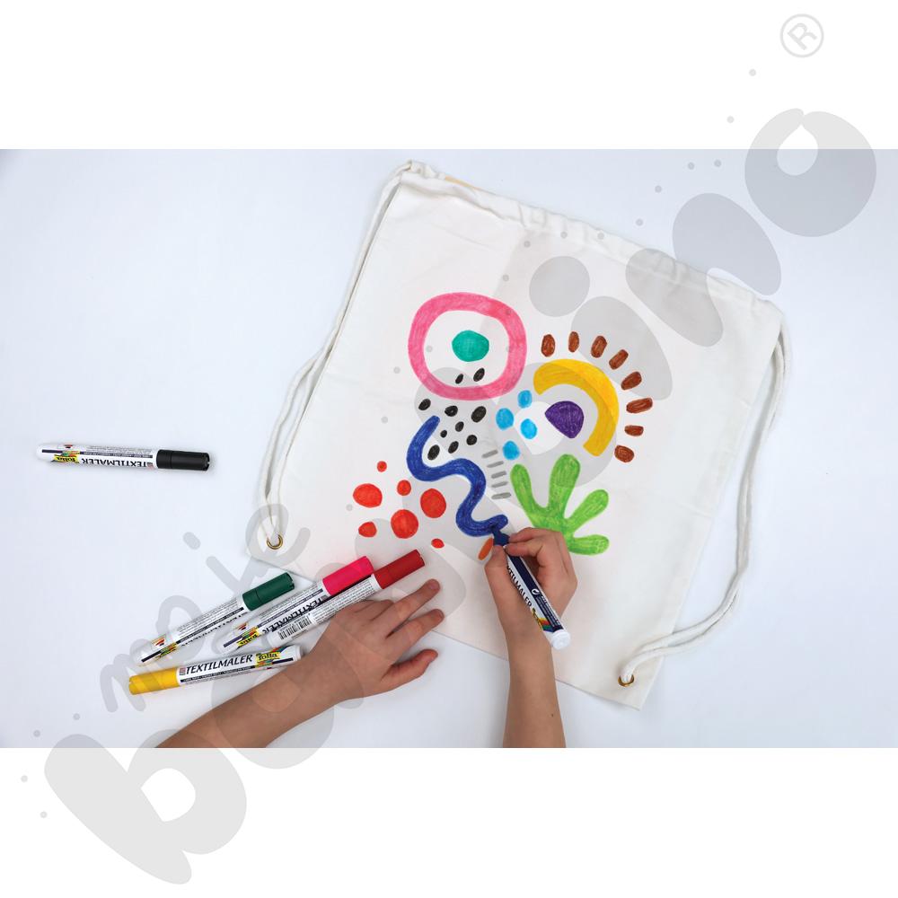 Markery do tkanin, 6 kol. 