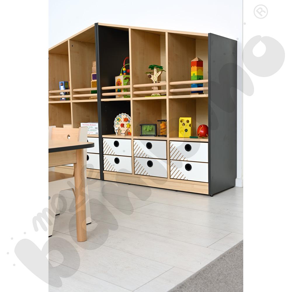 Szafka wysoka FLO lewa antracyt