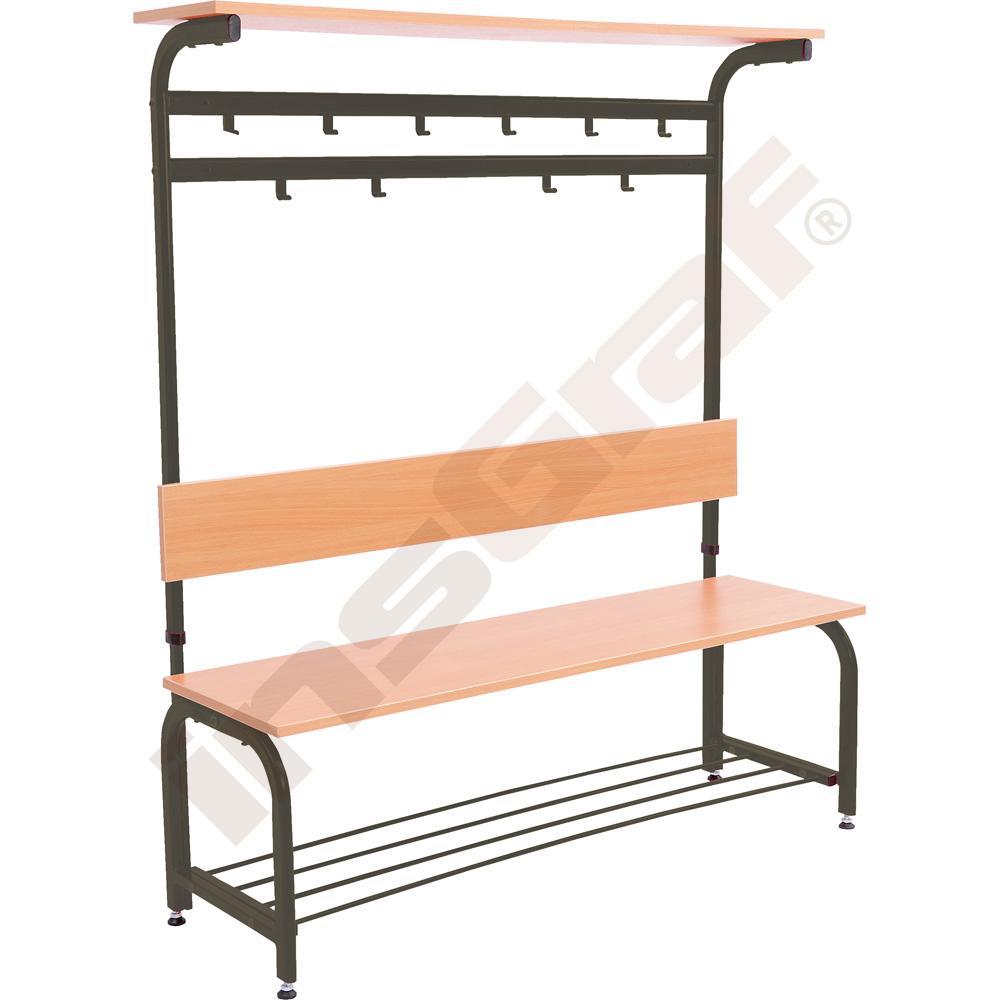 
Metallgarderobe mit Höhenverstellung, anthrazit
