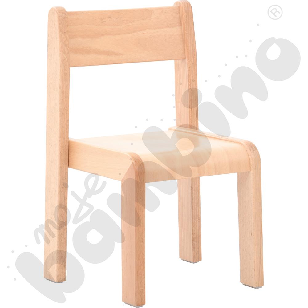 Krzesło Olek Deluxe ze stopką filcową, rozm. 1, buk