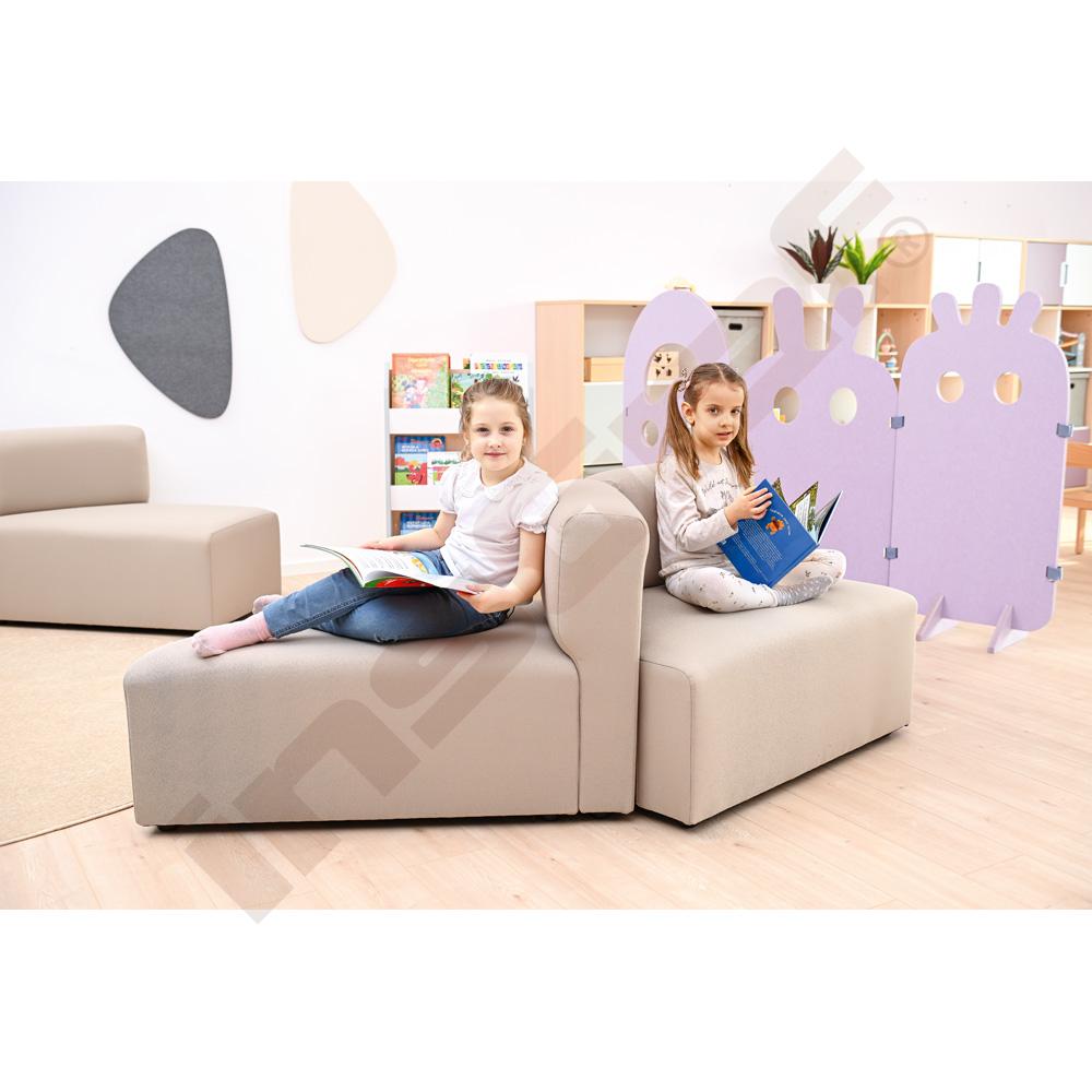 Sedadlo s opierkou Modern One - béžové