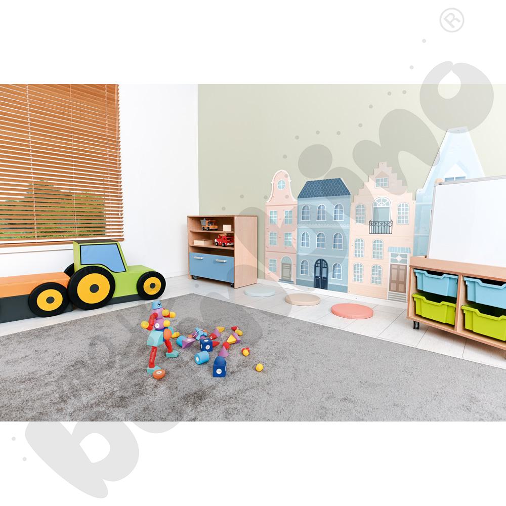 Panel ścienny - dom, ceglasty