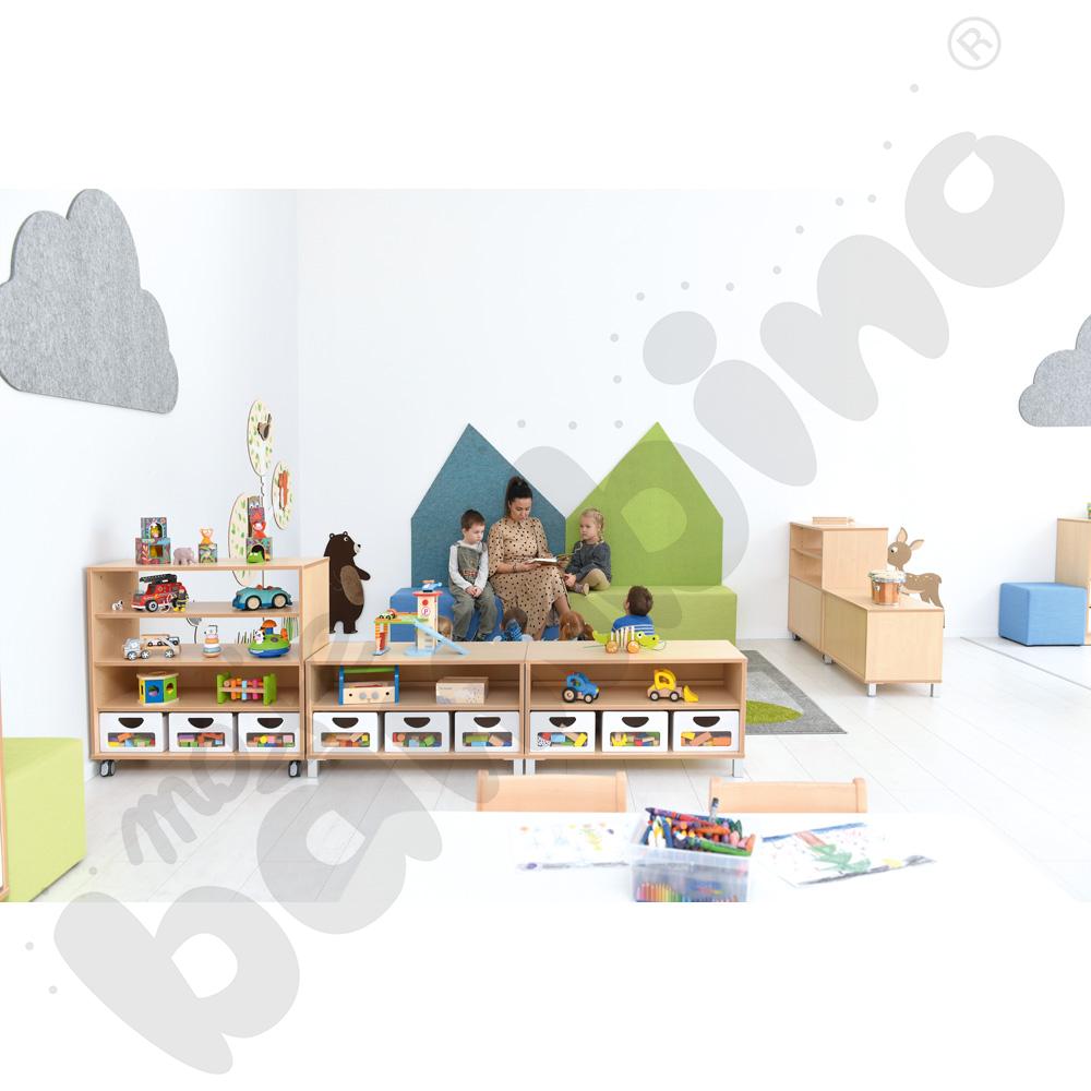 Szafka Flexi M z 1 półką na nóżkach