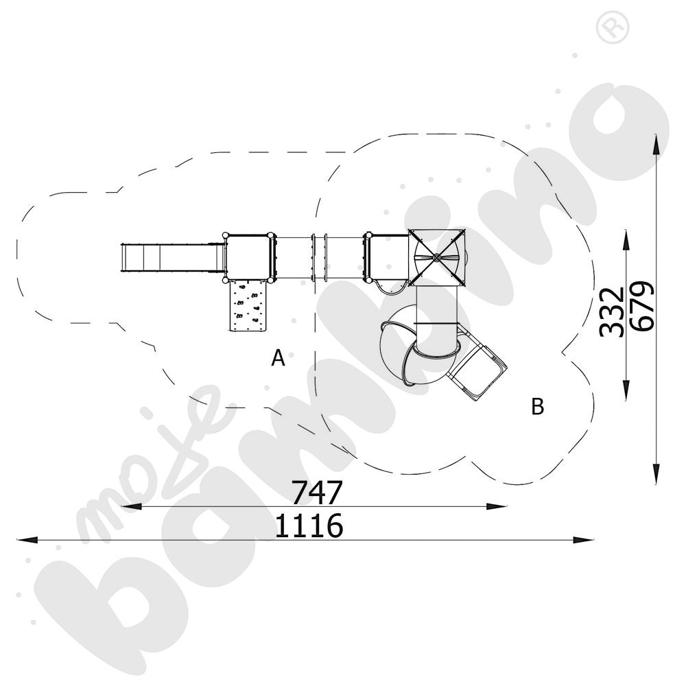Orbis - zestaw 11367, metalowe słupy