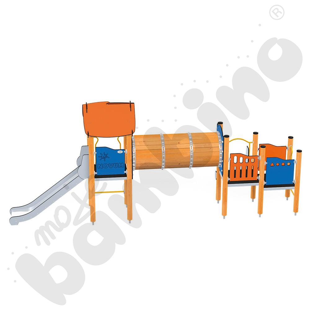 Orbis - wieża 14, drewniane słupy