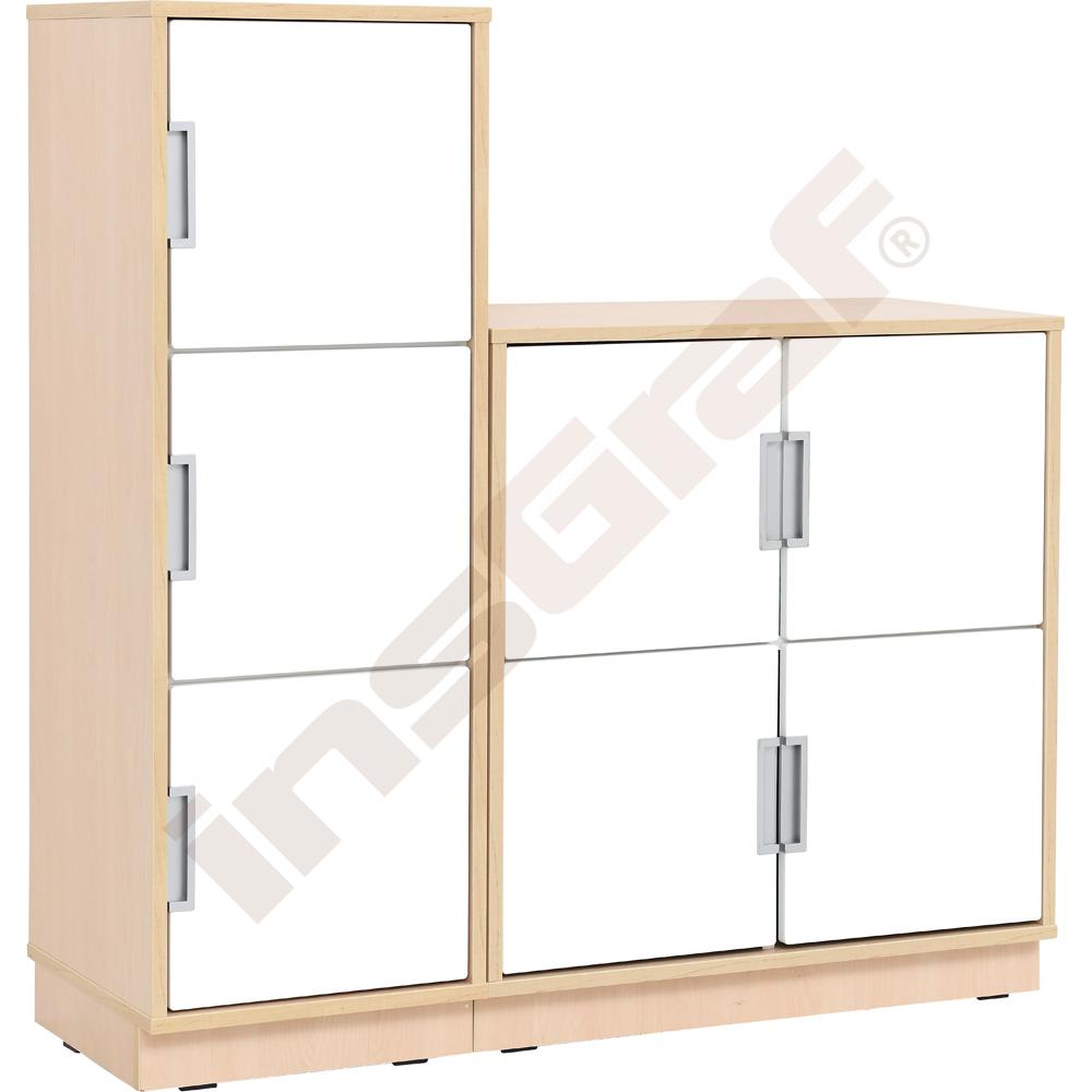 Quadro - Sestava 128, korpusy světlý javor