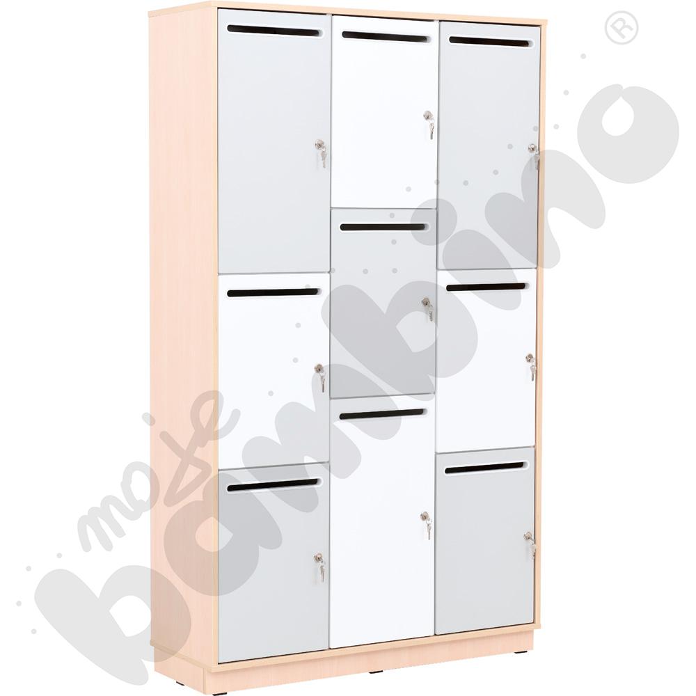 Quadro - szafa skrytkowa 9 - klon jasny