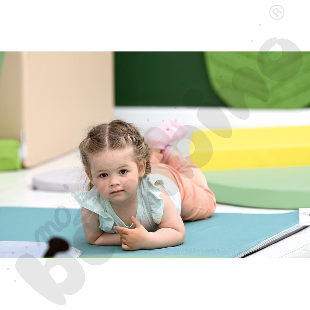 Mata z lusterkami - tkanina trudnopalna