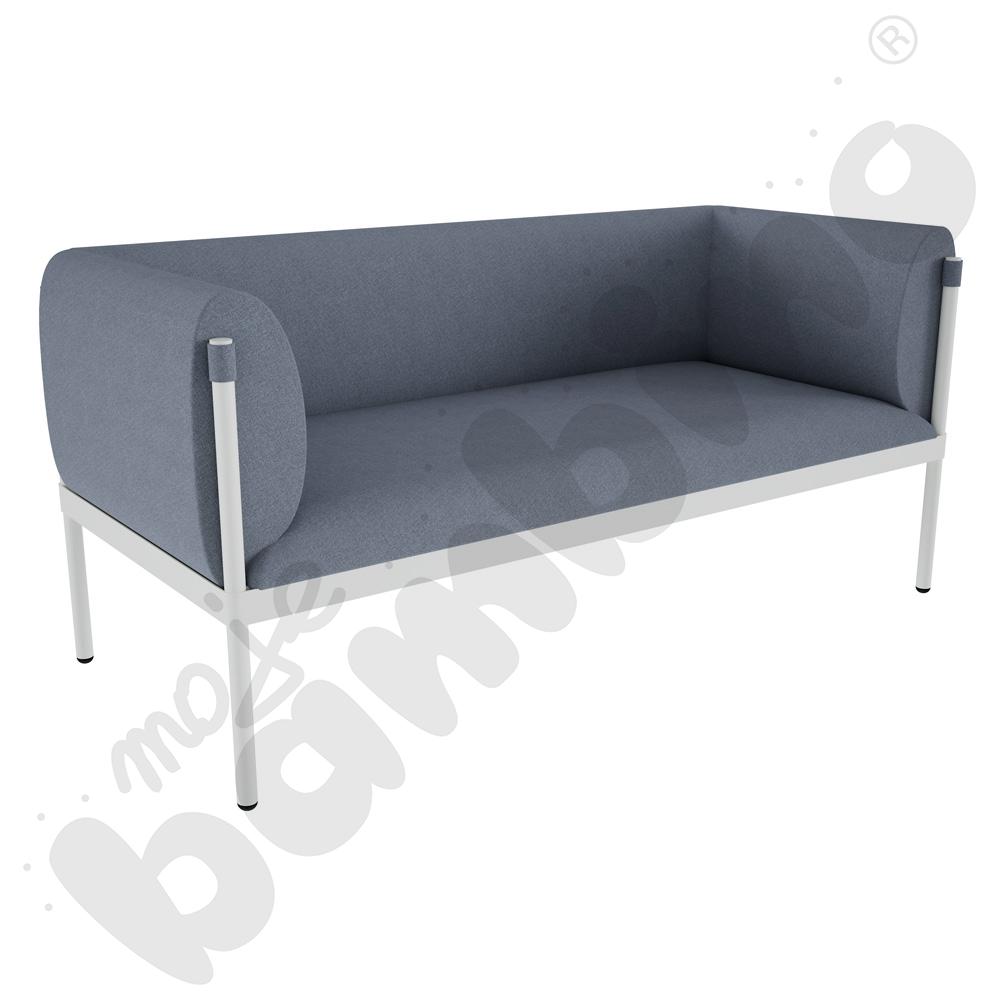 Kanapa Stilt 2-osobowa niska szara