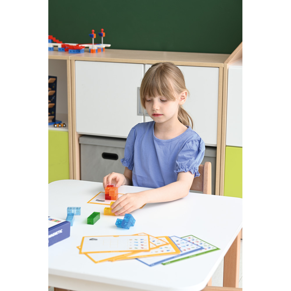 Magnetické kocky Tetris, 7 dielikov