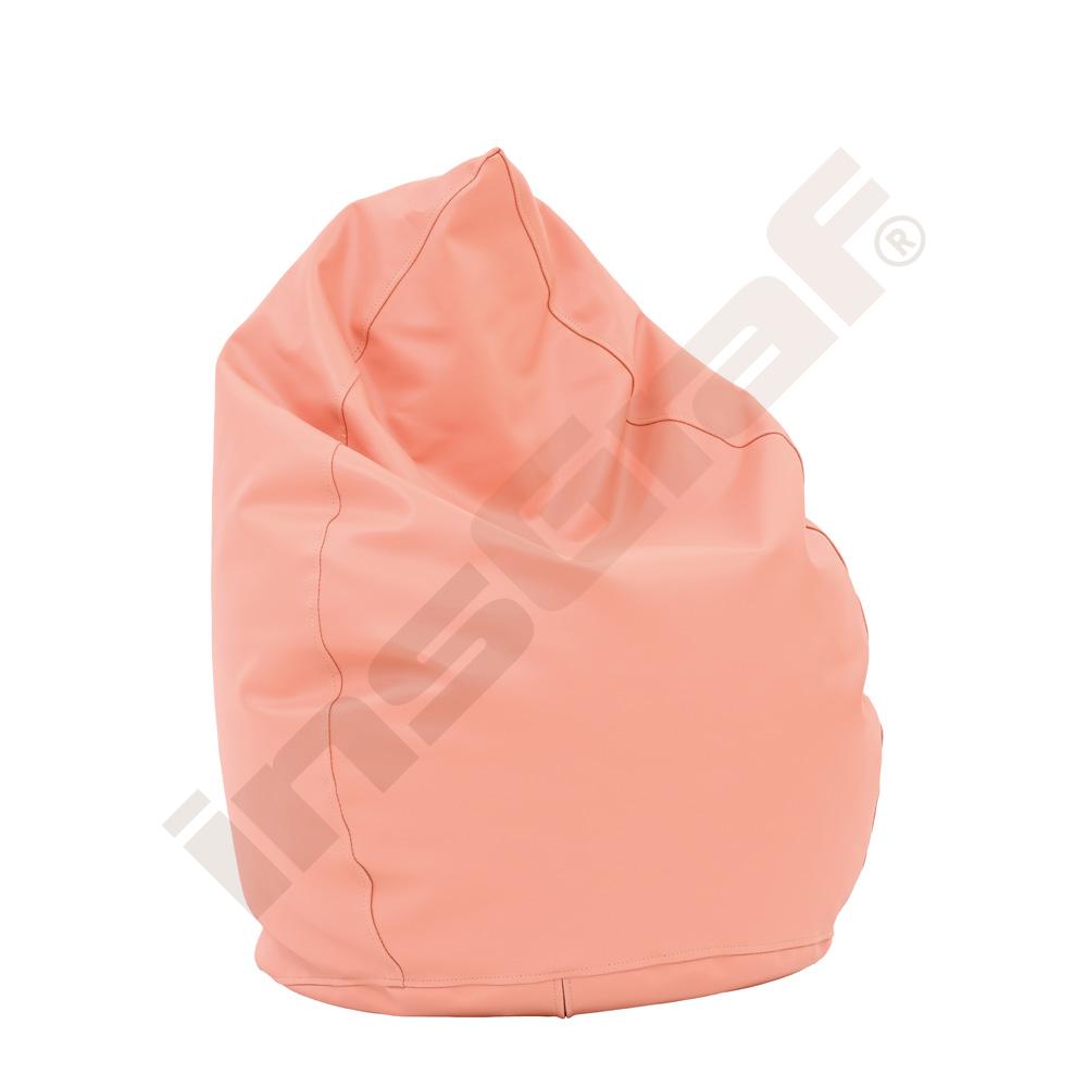 Mini sedací vak lososový