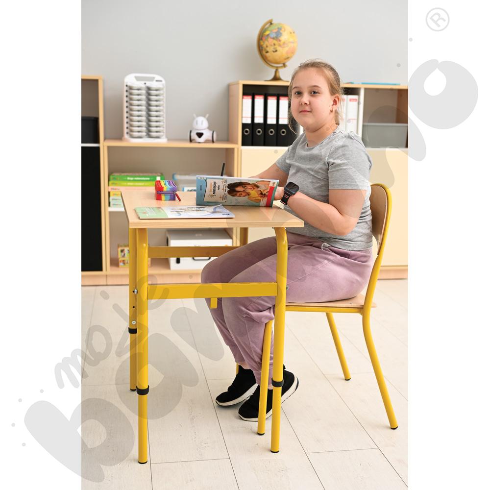 Krzesło P rozm. 6 - musztardowe