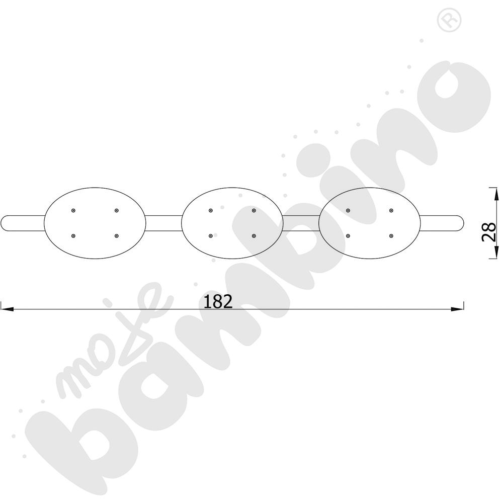 Action4Kids Lime - ławka