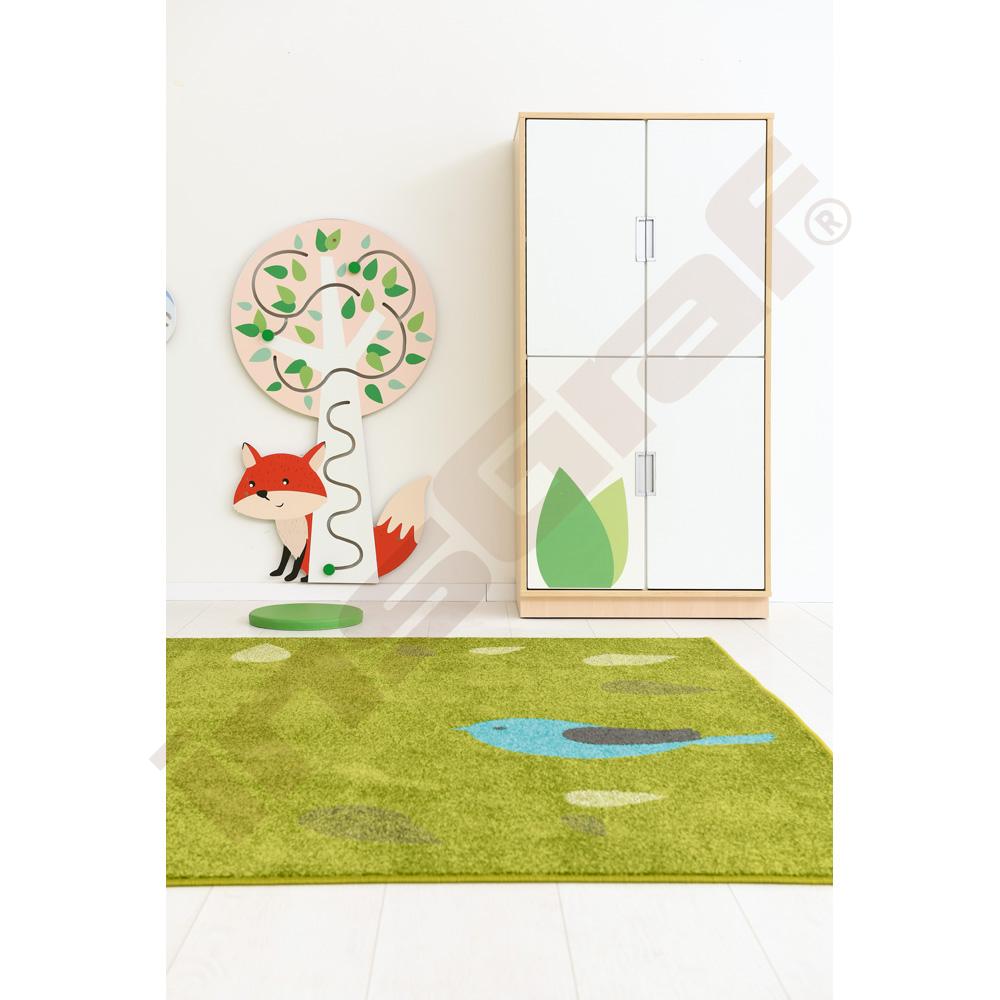 Quadro - skříň XL k sestavě Les 90˚, tichý doraz, korpus světlý javor