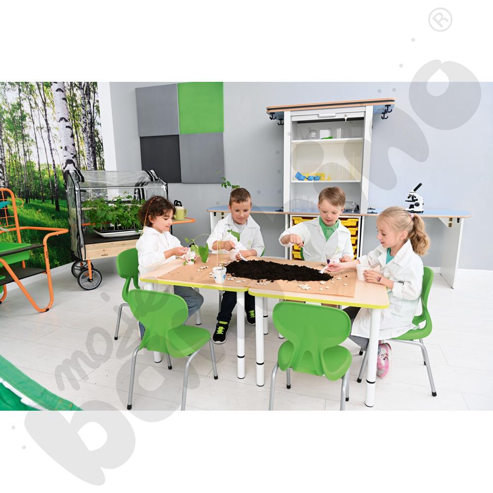 Blat Quadro klon jasny kwadratowy, limonkowe obrzeże