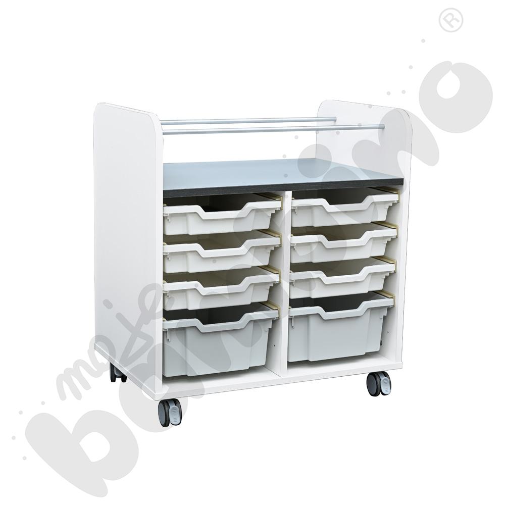 Quadro - wózek cateringowy - biały