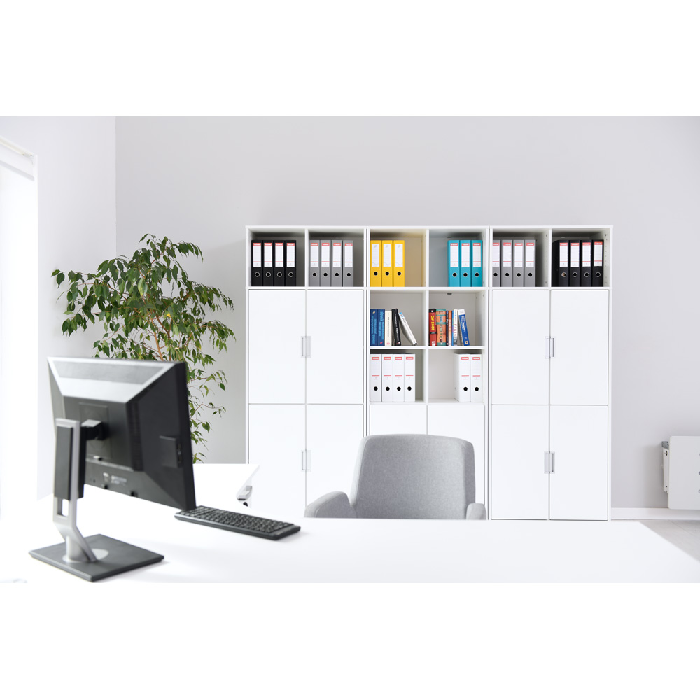 Nadstavec Quadro S s predelom - biely korpus