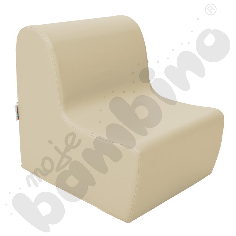 Mały fotelik beżowy