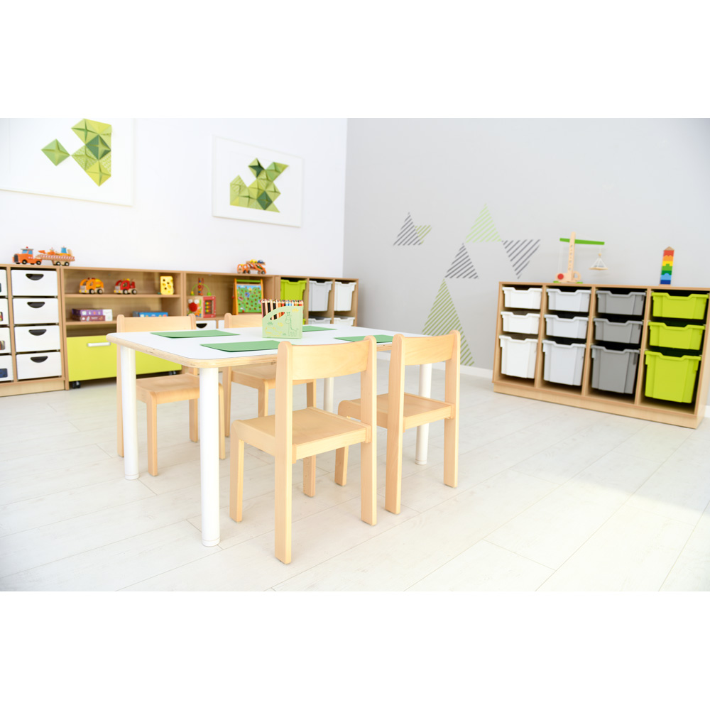 Stolová doska Flexi 120 x 60 obdĺžniková - biela