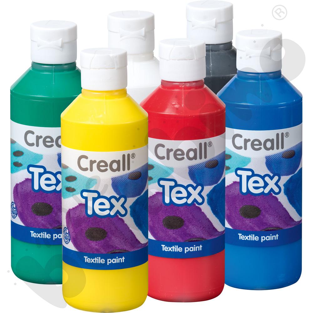 Farby do tkanin, 6 kolorów