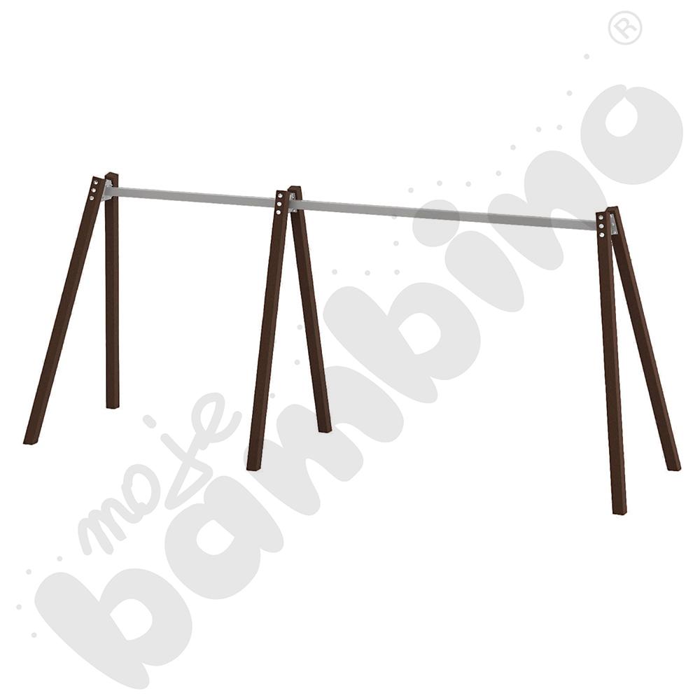 Huśtawka potrójna Quadro recykling/ bez zawiesi