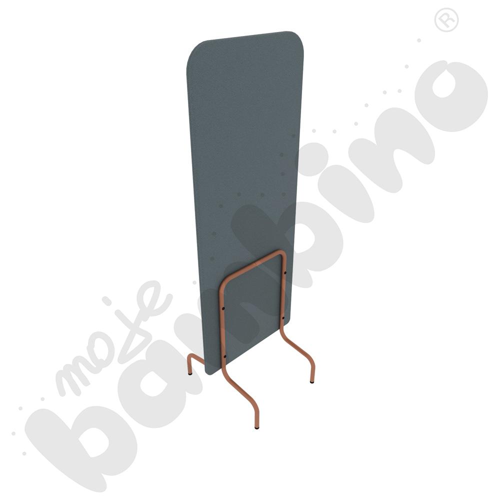 Parawan Versa 60x170 cm z plastikowymi stopkami, stelaż łososiowy, tkanina BD13