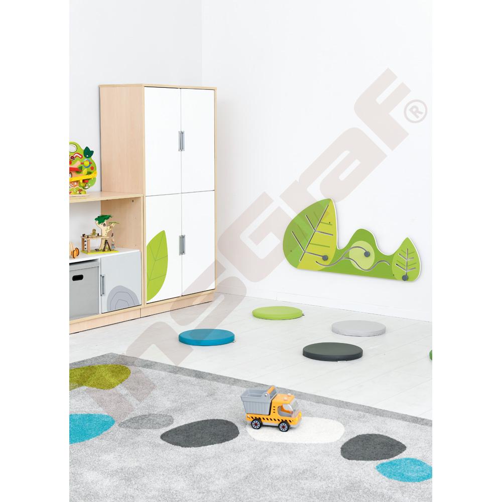 Quadro - skříň XL k sestavě Flora 90˚, tichý doraz, korpus světlý javor