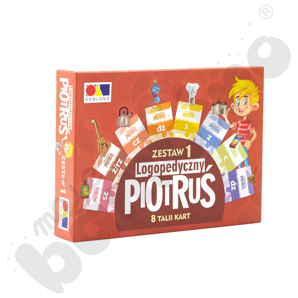 Karty logopedyczne Piotruś. Pakiet I