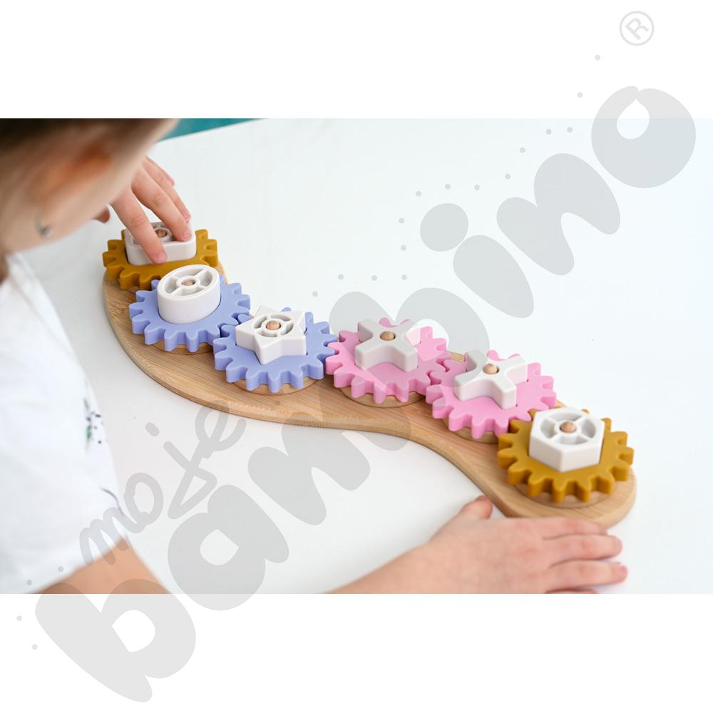 Zębatki silikonowe malucha, mix kolorów