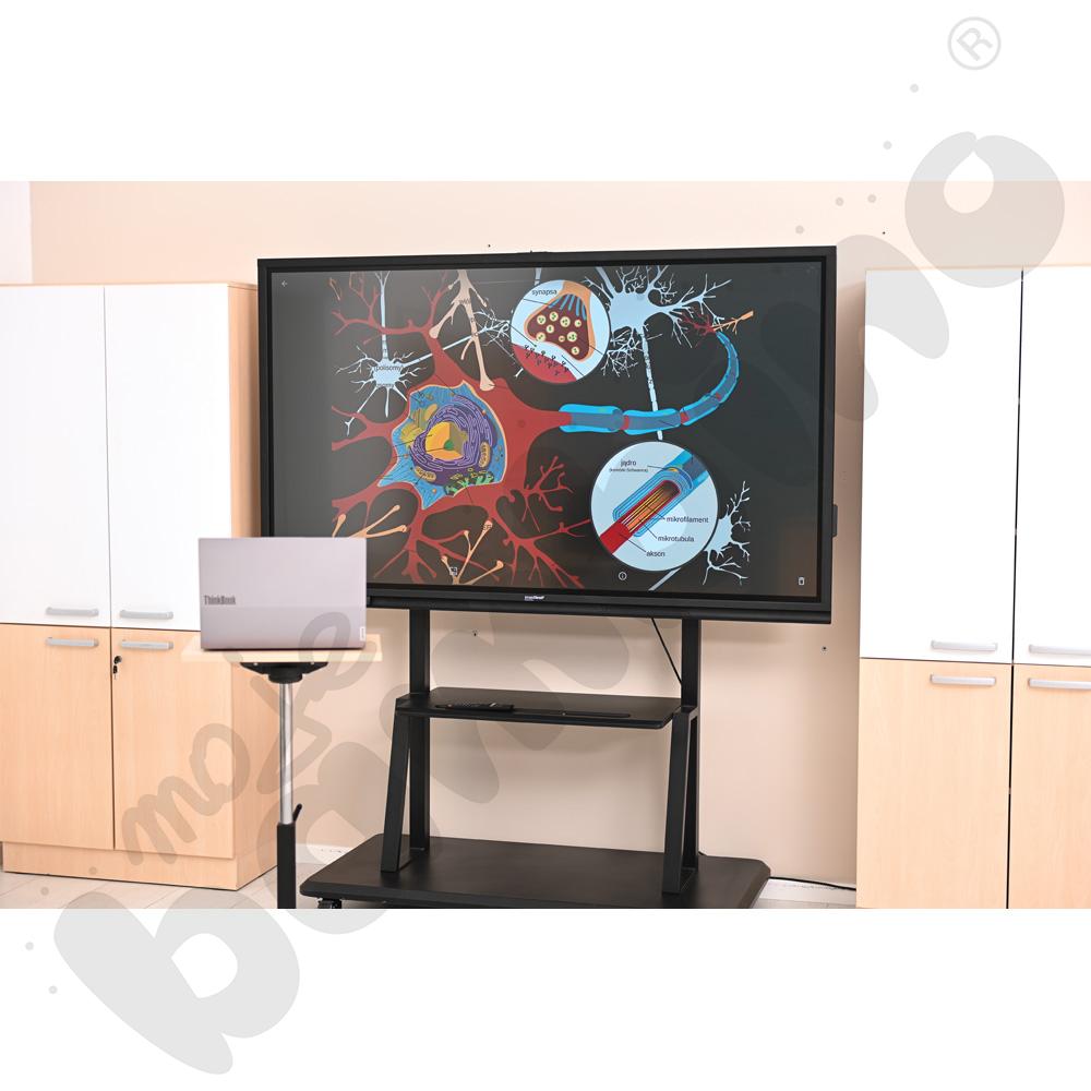 Stolik do prezentacji z uchylnym blatem