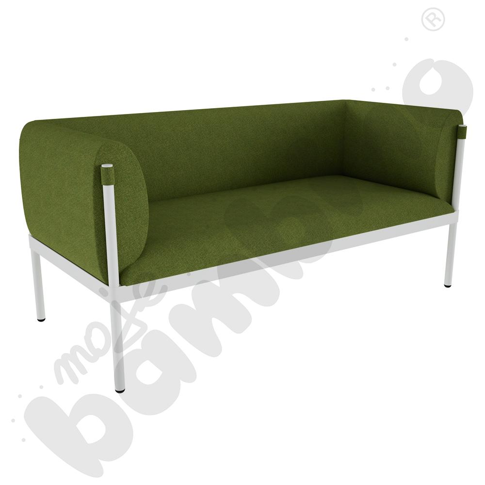 Kanapa Stilt 2-osobowa niska ciemna oliwka