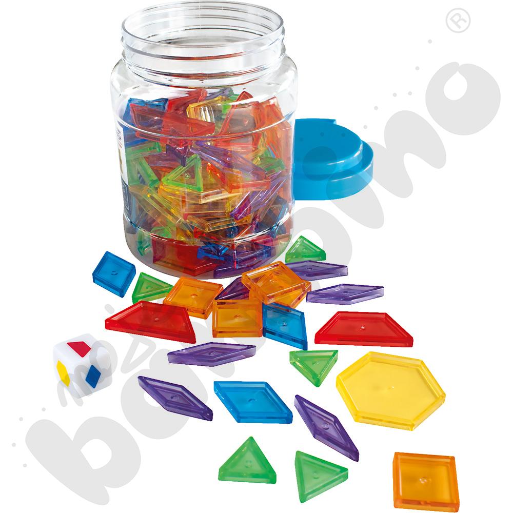 Akrylowe kształty, 135 szt.