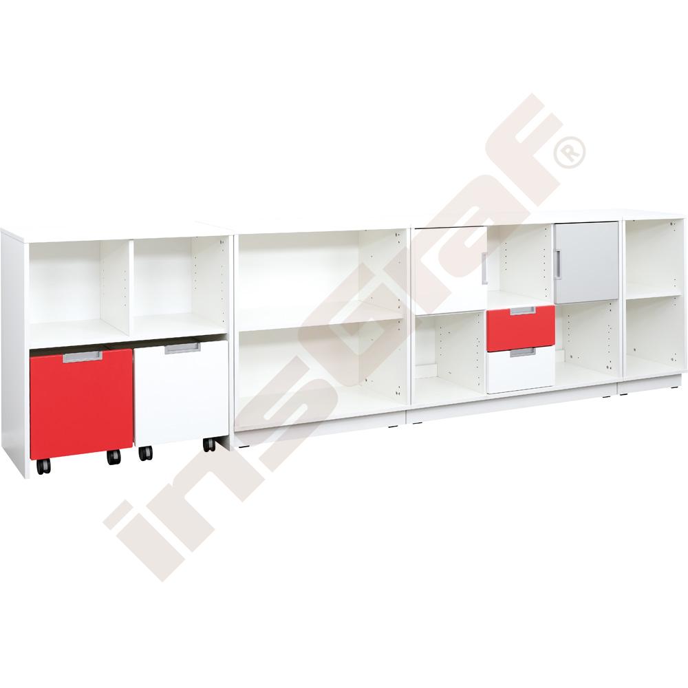 Quadro - sestava 90, 90° - korpusy bílé