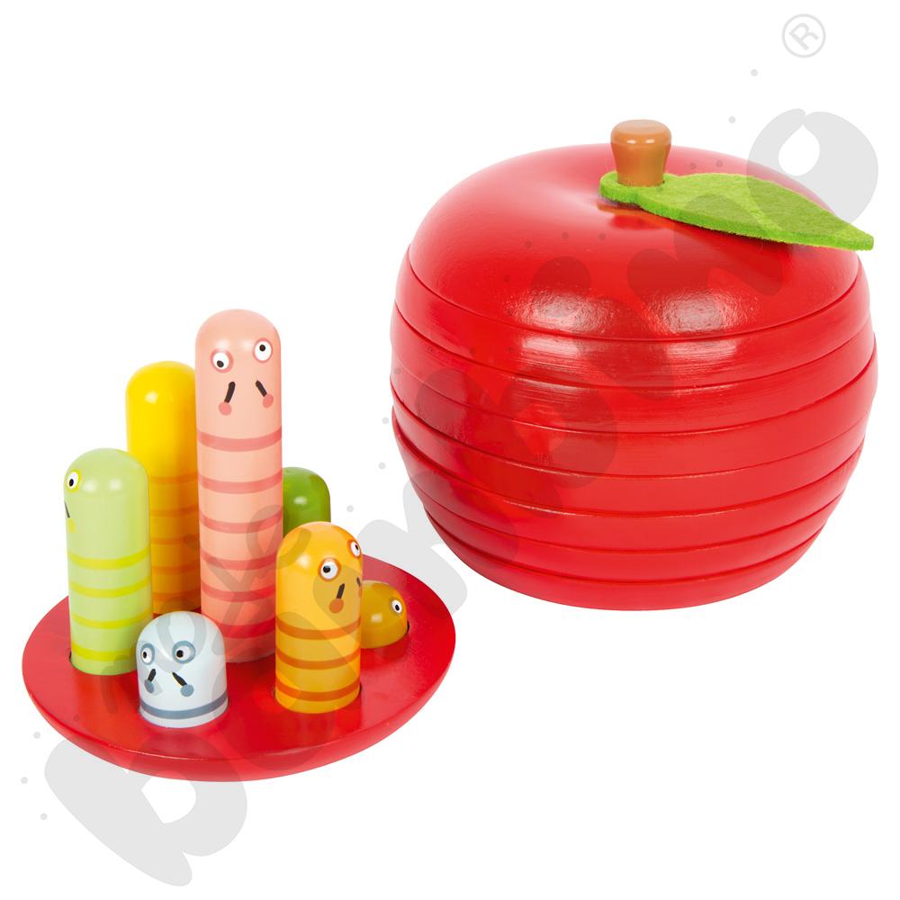 Jabłko z robakami – edukacyjna piramidka