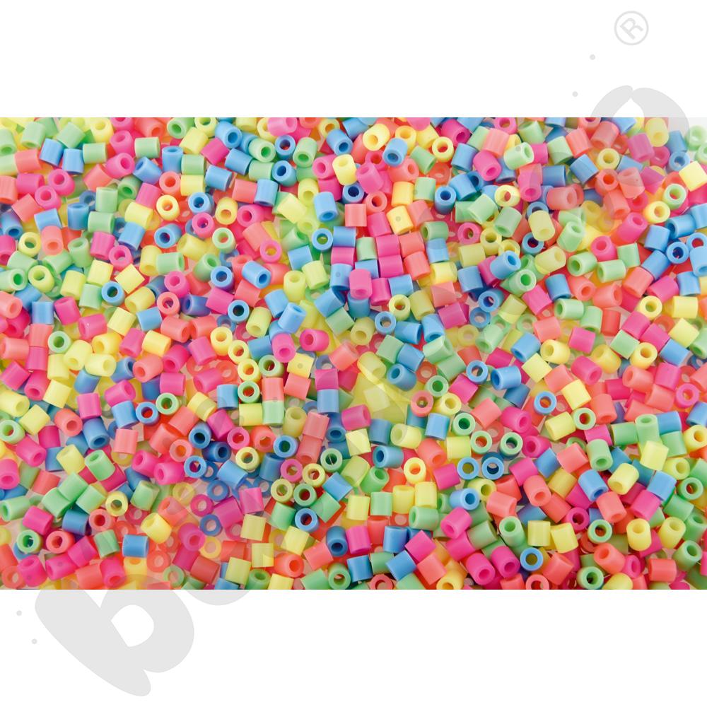 Koraliki NABBI® MINI do prasowanek pastelowe - wiaderko 5000 szt.