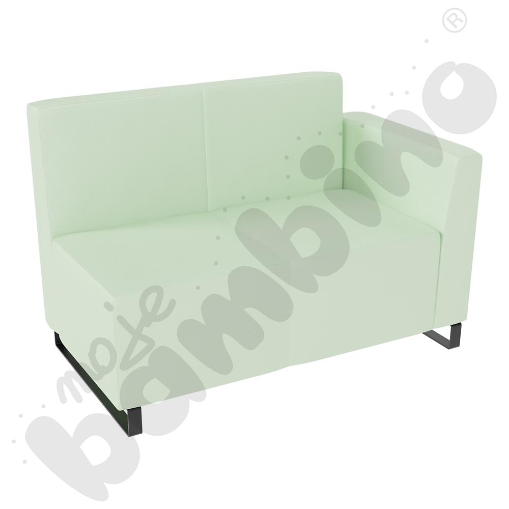 Sofa Universum 2-os. wys. 82 cm, bok niski prawy, tkanina MT16