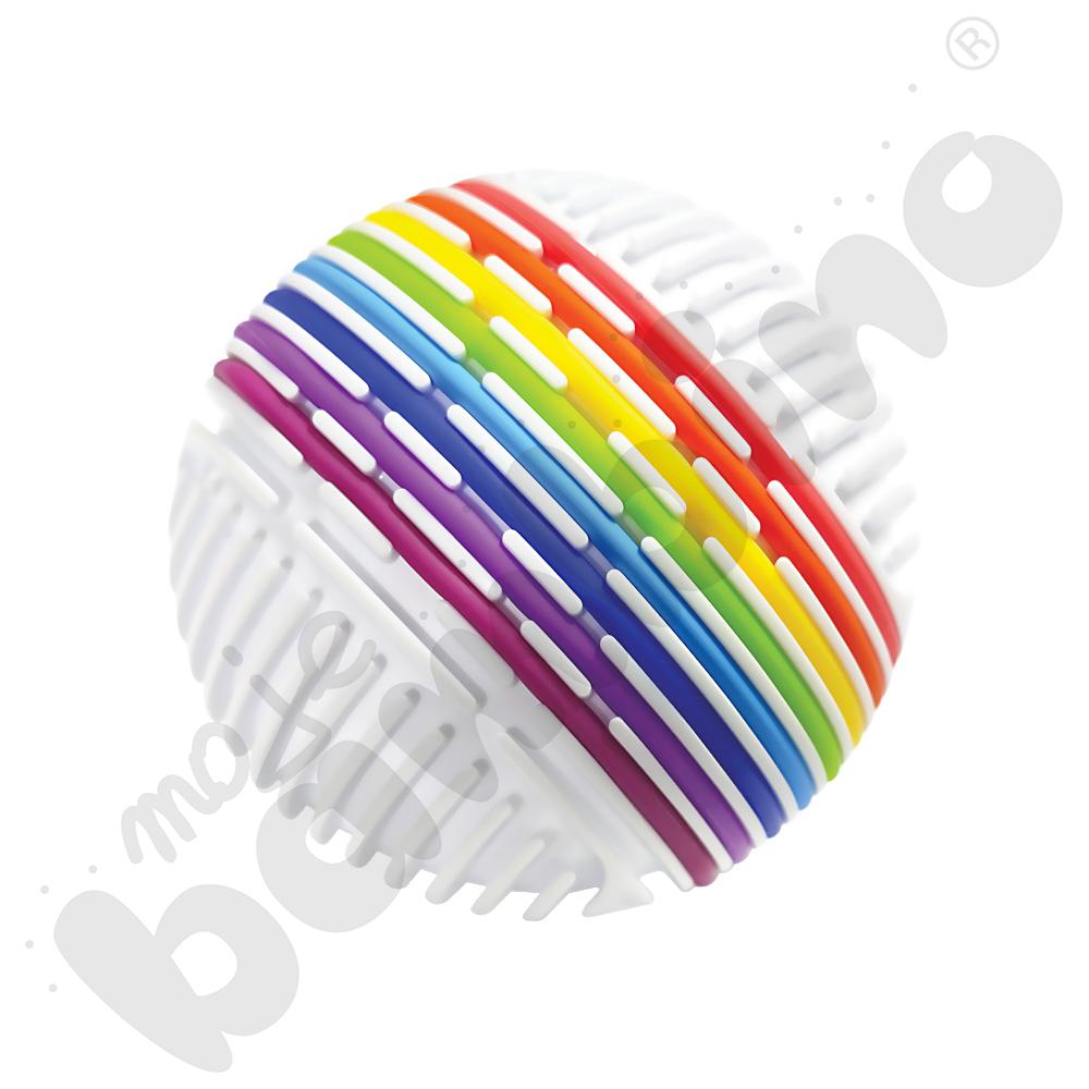 Piłka sensoryczna z kolorowymi paskami