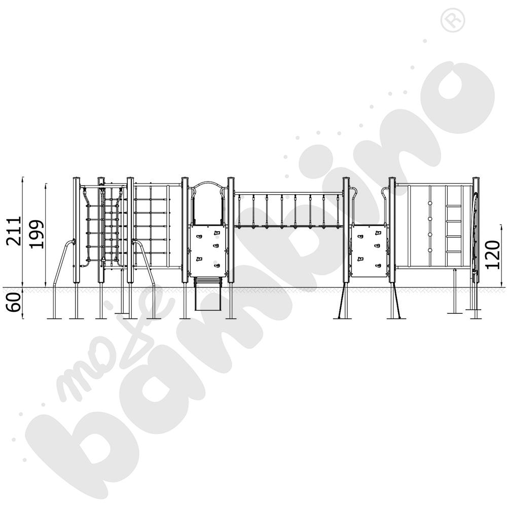 Orbis - zestaw 11319, drewniane słupy