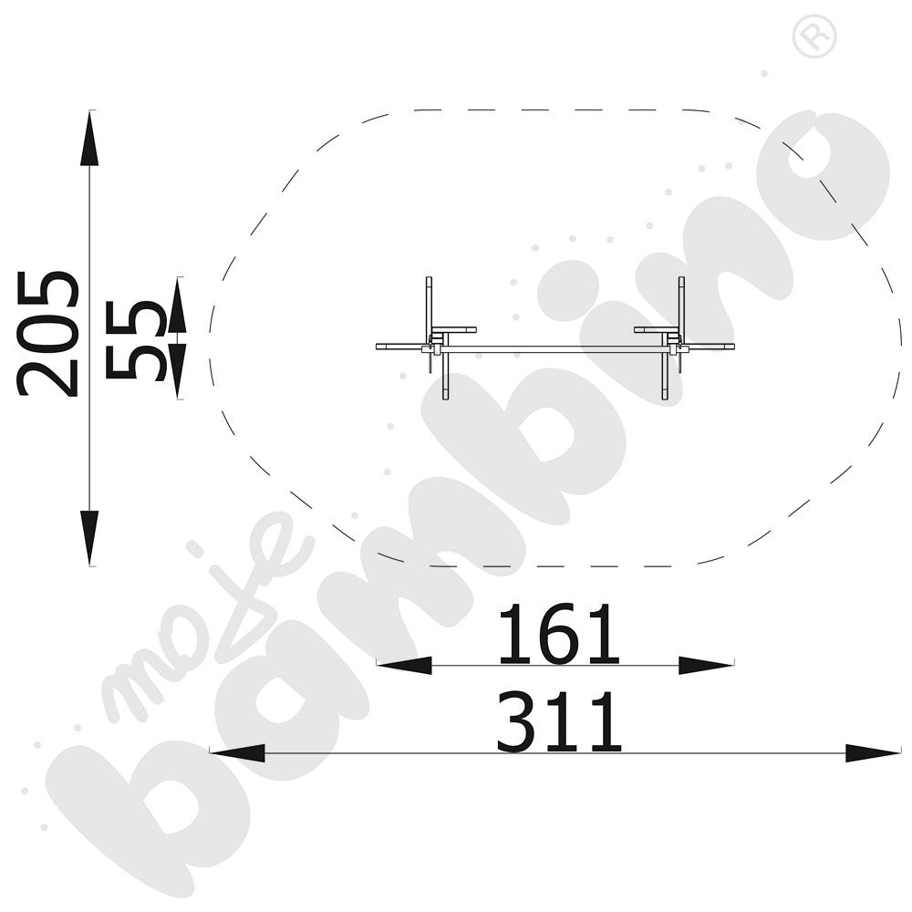 Drążek sprytu Terra z kotwami