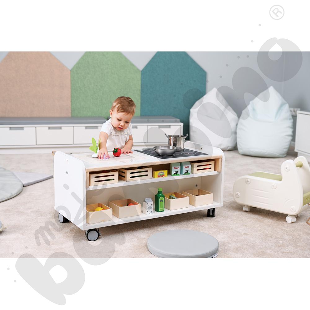 Mobilny kącik Quadro 253 - skrzynia biała