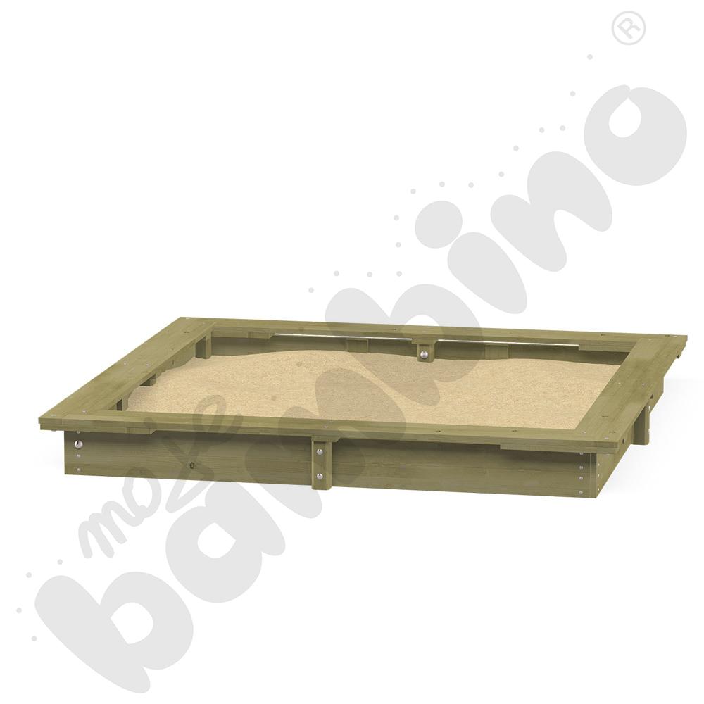 Piaskownica z desek 2 x 2