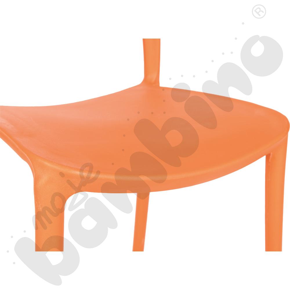 Krzesło Felix pomarańczowe