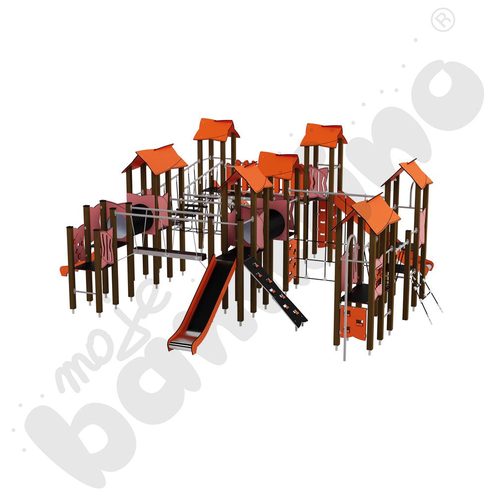 Zestaw Urbi 12, słupy drewniane A